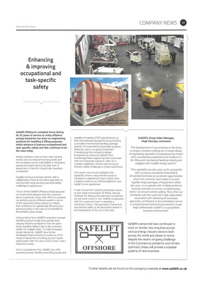Safelift Offshore Feature In OGV's Monthly Industry Magazine !